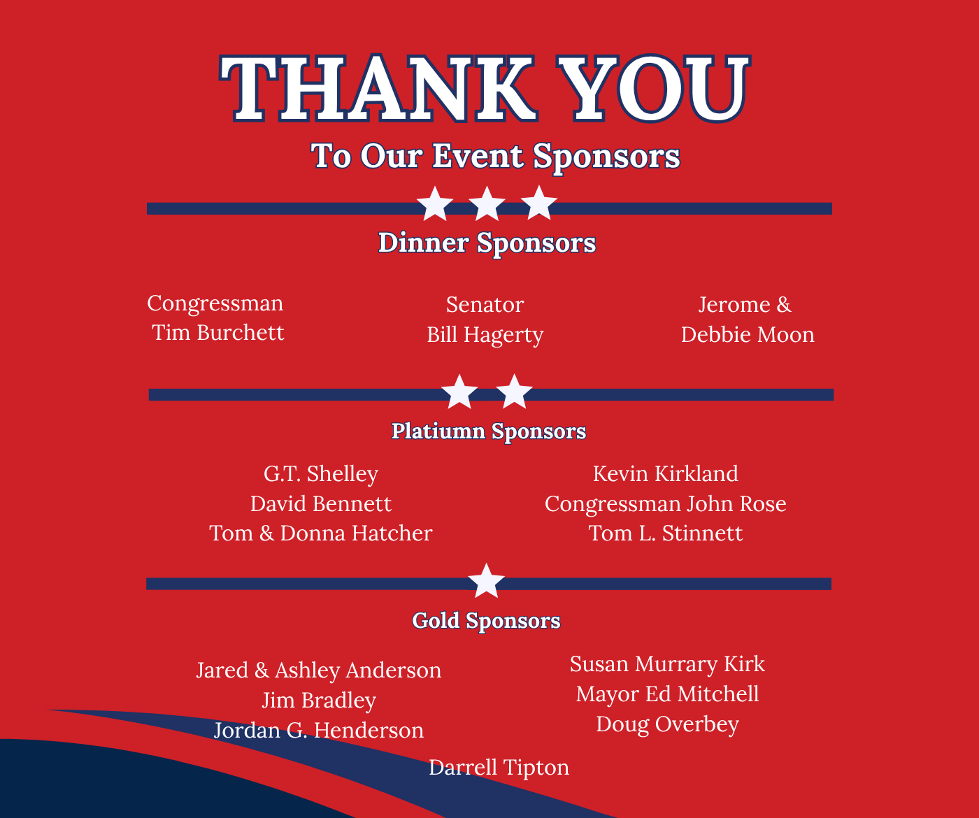 Event Sponsors